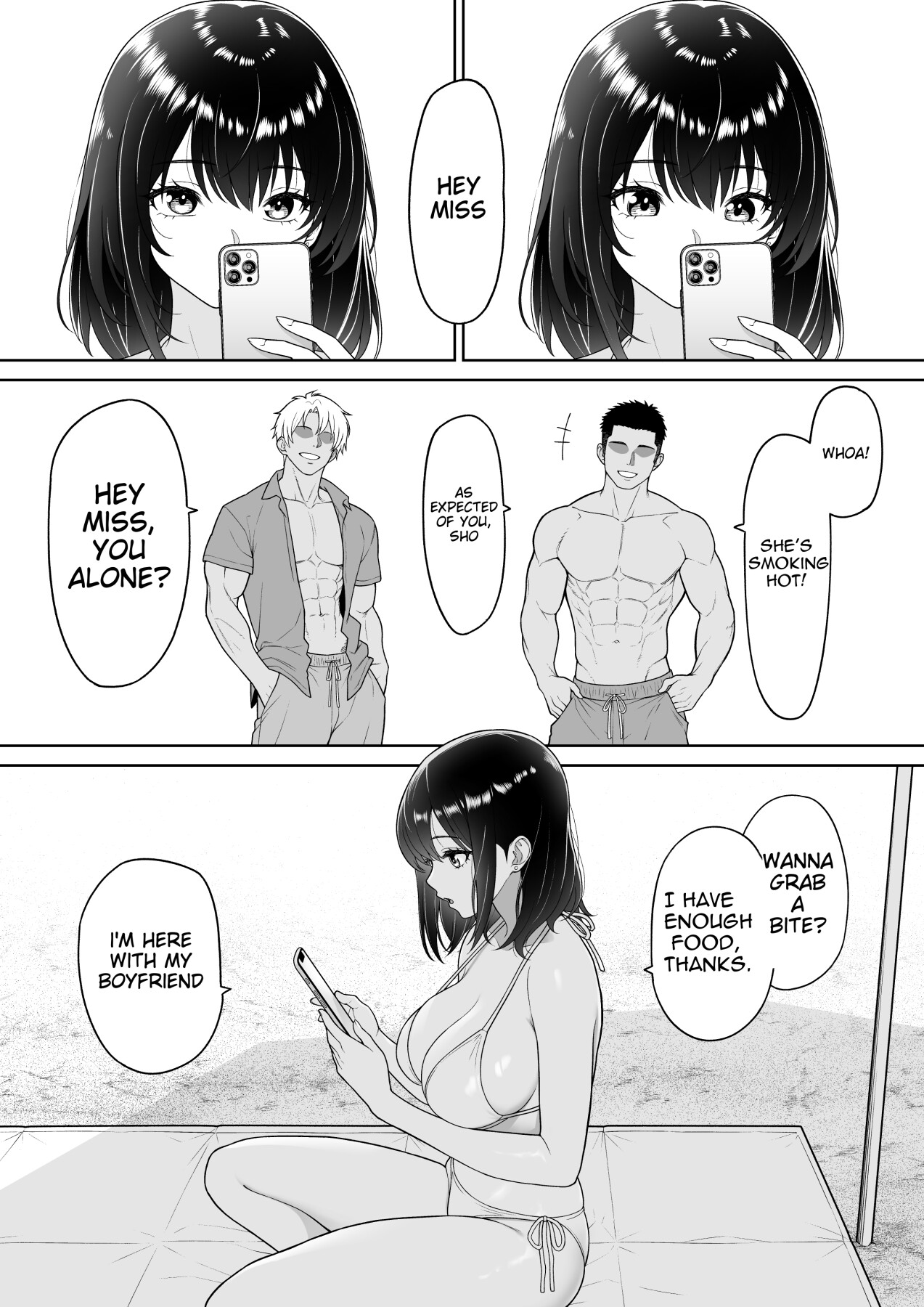 Hentai Manga Comic-In That Summer Day, My Girlfriend Was Taken From Me-Read-6